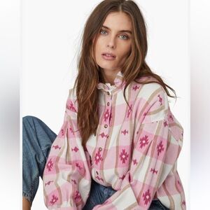XIRENA Pink Ivory Jensen Shirt